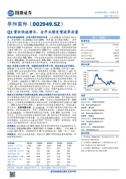 Q1营收快速增长,全年业绩有望逐季放量