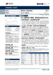 2021年一季报点评：Q1业绩略低于预期，建设成全球农化巨头