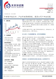 今世缘年报点评:产品升级持续推进,展望公司十四五发展