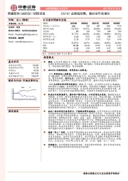 2021Q1业绩超预期，看好全年高增长