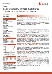 2020年报及2021年一季报点评：受益海外市占率大幅提升，光伏逆变器、储能高景气度延续