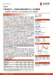 2020年年报及2021年一季报点评：产能持续扩张，大宗商品价格高位保障公司21年业绩高增