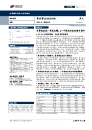 2021年一季报点评:消费税拉低一季度业绩,21年前低后高仍值得期待