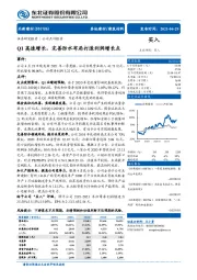 Q1高速增长,完善防水布局打造利润增长点
