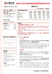 2020年报和2021一季报点评:稳健向好