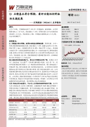 点评报告：Q1业绩基本符合预期，看好功能性材料板块长期发展