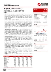 业绩拐点已至,先行指标支撑有力
