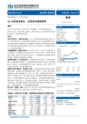 Q1业绩高速增长,发展路径稳健清晰