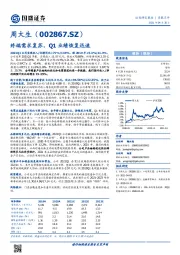 终端需求复苏,Q1业绩恢复迅速