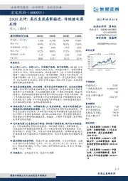 21Q1点评:高压直流高歌猛进、传统继电器反转