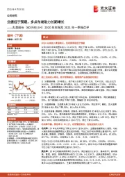 2020年年报及2021年一季报点评：业绩低于预期，多点布局助力长期增长