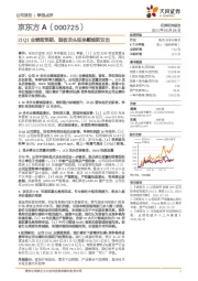 21Q1业绩超预期，面板龙头迎来戴维斯双击