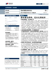 2020年年报点评&2021年一季报点评:营收增长强劲,龙头无惧波折