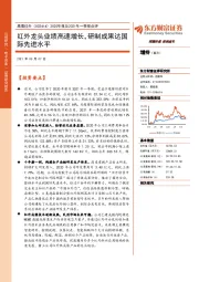 2020年报及2021年一季报点评:红外龙头业绩高速增长,研制成果达国际先进水平