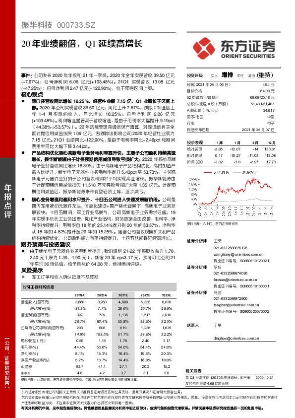 20年业绩翻倍，Q1延续高增长