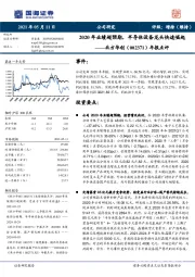 年报点评：2020年业绩超预期，半导体设备龙头快速崛起