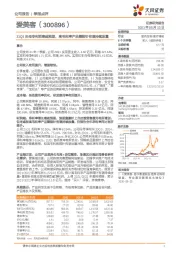 21Q1归母净利润略超预期，高毛利率产品熊猫针有望持续放量