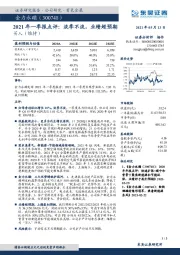 2021年一季报点评：淡季不淡，业绩超预期