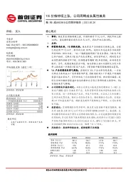 公司简评报告：VE价格持续上涨，公司周期成长属性兼具