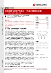 鲁商发展首次覆盖报告：以玻尿酸+房地产为基石，构建大健康生态圈