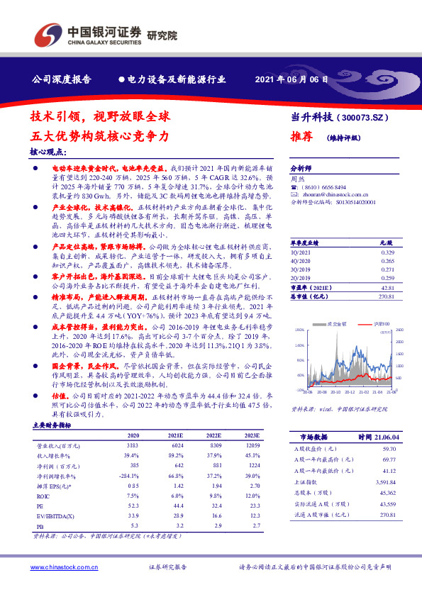 技术引领，视野放眼全球五大优势构筑核心竞争力