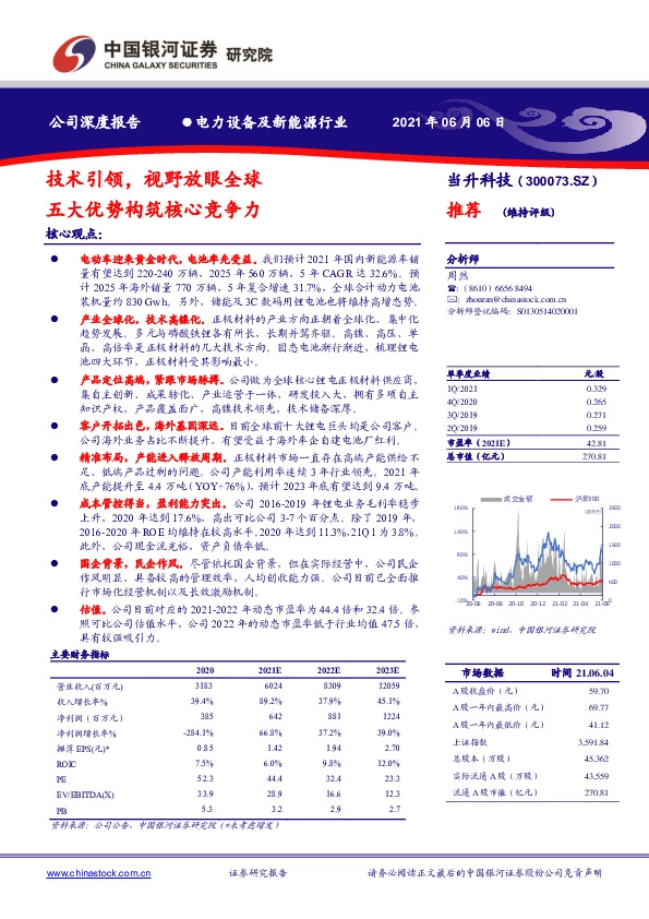 技术引领，视野放眼全球五大优势构筑核心竞争力