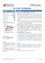 发行可转债，坚定高端化路线