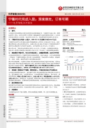 先导智能点评报告：宁德时代完成入股；深度绑定，订单可期
