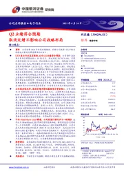 Q2业绩符合预期，取消定增不影响公司战略布局