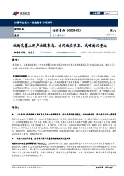 重大事件快评：收购完善上游产业链布局，协同效应明显、战略意义重大