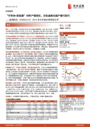2021年半年度业绩预告点评:“半导体+新能源”材料产销两旺,双轨道推动国产替代前行
