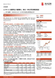 21年半年度业绩预告点评：21年H1业绩同比大幅增长，炼化一体化项目高效推进