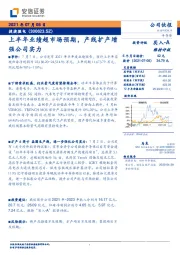 上半年业绩超市场预期，产线扩产增强公司实力