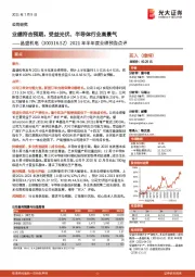 2021年半年度业绩预告点评:业绩符合预期,受益光伏、半导体行业高景气