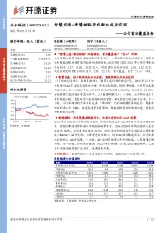 公司首次覆盖报告：智慧交通+智慧物联开启新的成长空间