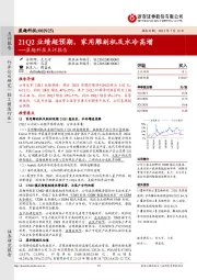 盈趣科技点评报告：21Q2业绩超预期，家用雕刻机及水冷高增