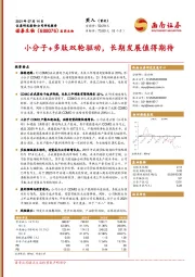 小分子+多肽双轮驱动，长期发展值得期待