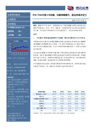 中兴700M约获31%份额，份额持续提升，新业务逐步发力