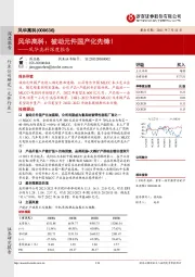 风华高科深度报告:被动元件国产化先锋!
