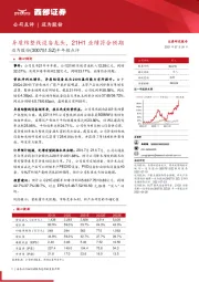 半年报点评：异质结整线设备龙头，21H1业绩符合预期