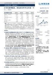 合资投建磷酸铁,新能源材料布局再落一子