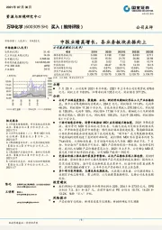 中报业绩高增长，各业务板块共振向上