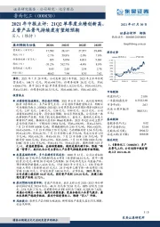 2021年中报点评：21Q2单季度业绩创新高，主营产品景气持续度有望超预期