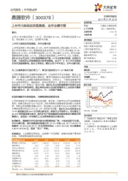 上半年大陆地区明显提速，全年业绩可期