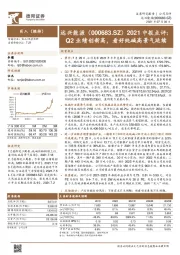 2021中报点评：Q2业绩创新高，看好纯碱高景气延续