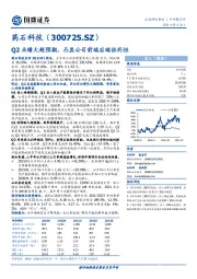 Q2业绩大超预期,凸显公司前端后端协同性