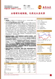 2021年半年报点评：业绩增长超预期，化药龙头显优势