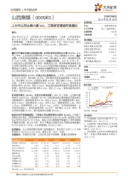 上半年公司业绩大幅60%，三季度有望维持高增长