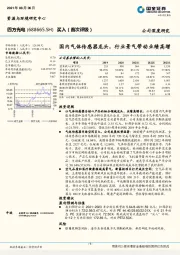 国内气体传感器龙头，行业景气带动业绩高增