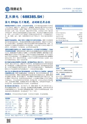 国内FPGA芯片翘楚，老树新花再启程